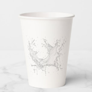 Paper cup WATER DESIGN