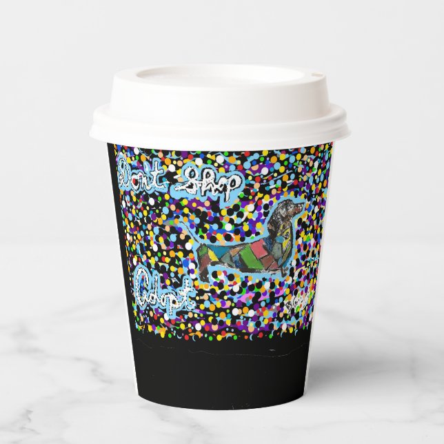 Paper Cup with Lid or Without 8 oz. (Front)