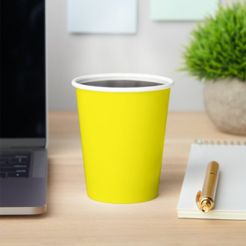 Paper Cup Yellow