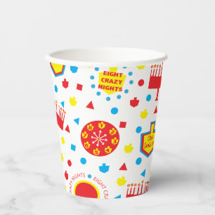 Paper Cups COLORFUL 8 CRAZY NIGHTS 8 oz.