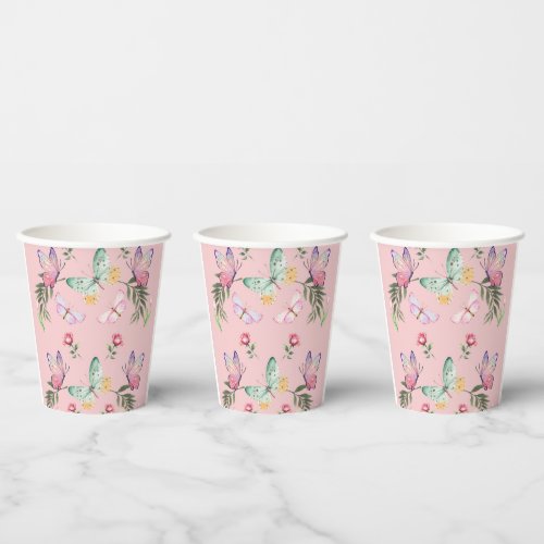Paper Cups _ Girls Birthday 