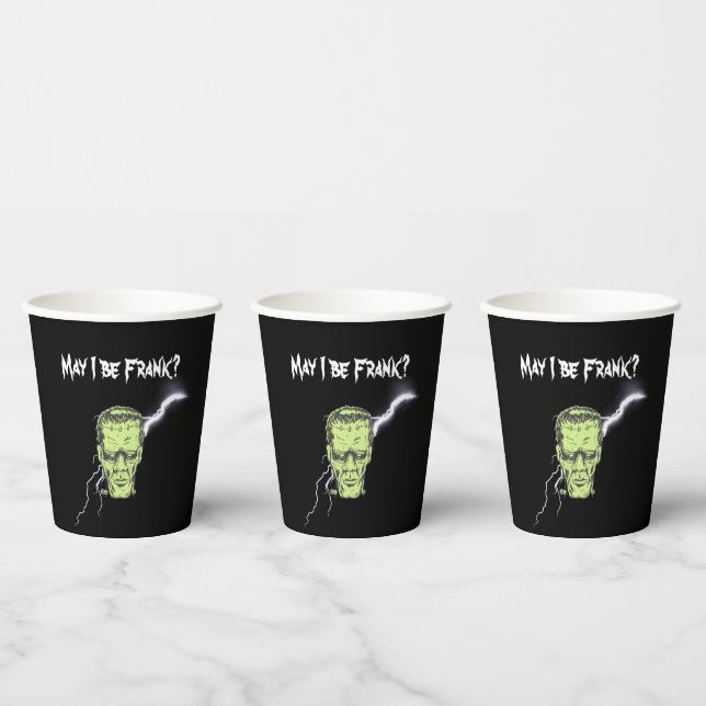 Paper Cups, May I Be Frank, Frankenstein Cups (Multi)