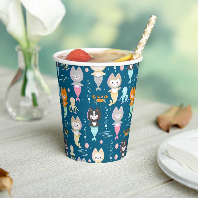 Paper Cups Nautical Themed Birthday. (Insitu)