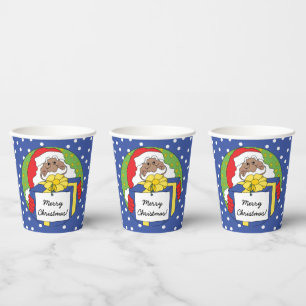 Paper Cups "Santa Claus Presents" 8 oz.