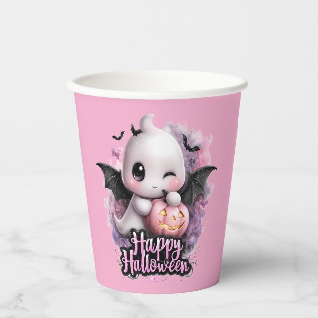 Paper Cups Size: 8oz Paper Cup, Lid: None (Front)