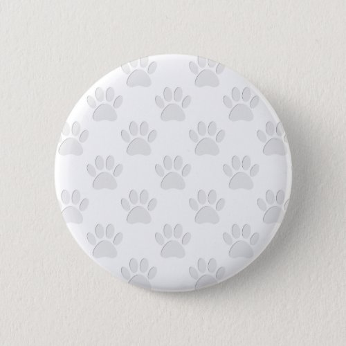 Paper Cut Dog Paw Pattern Button