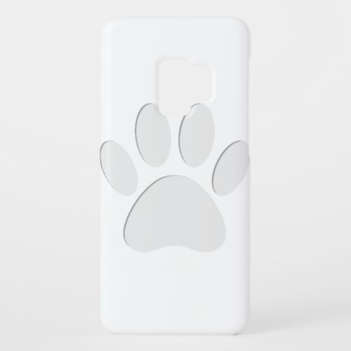 Paper Cut Dog Paw Print Case_Mate Samsung Galaxy S9 Case