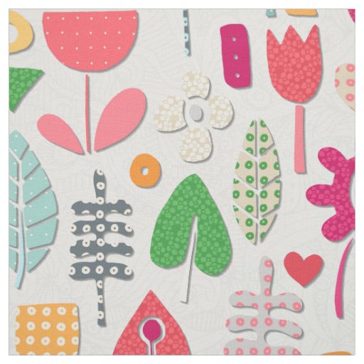 paper cut flowers silver fabric