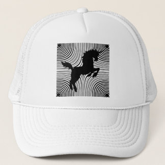 Paper Cut Unicorn Trucker Hat