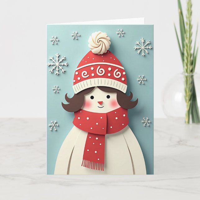 Paper Cutout Character Card (Front)