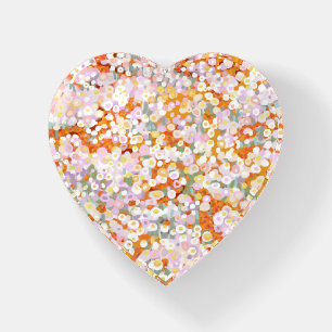 Paper Daisies wildflower art Paperweight