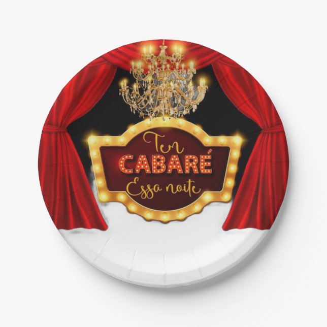 paper dish paper plates (Front)