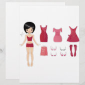 Paper doll cut (Front/Back)