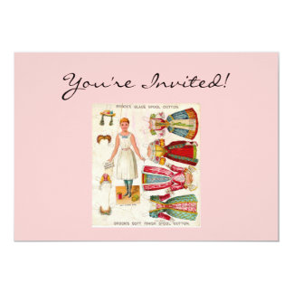 Paper Doll Invitations 8