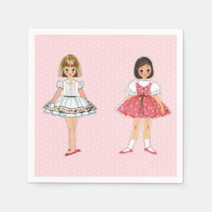 Paper Doll Party Napkins