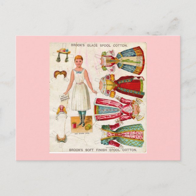 Paper Doll Postcards (Front)