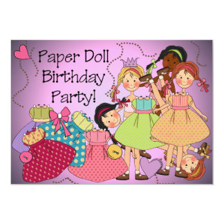 Paper Doll Invitations 9