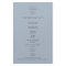 PAPER | Elegant Text Dusty Blue Wedding Program