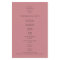 PAPER | Elegant Text Dusty Rose Wedding Program