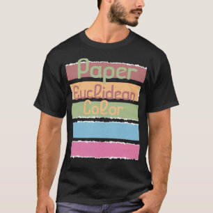 Paper Euclidean Color T-Shirt