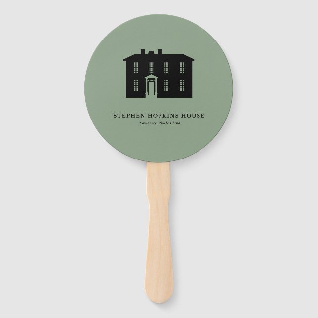 Paper Fans (10) — Stephen Hopkins House (Front)