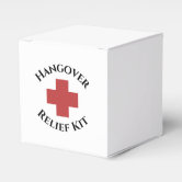 Hangover Relief Kit Favor Box