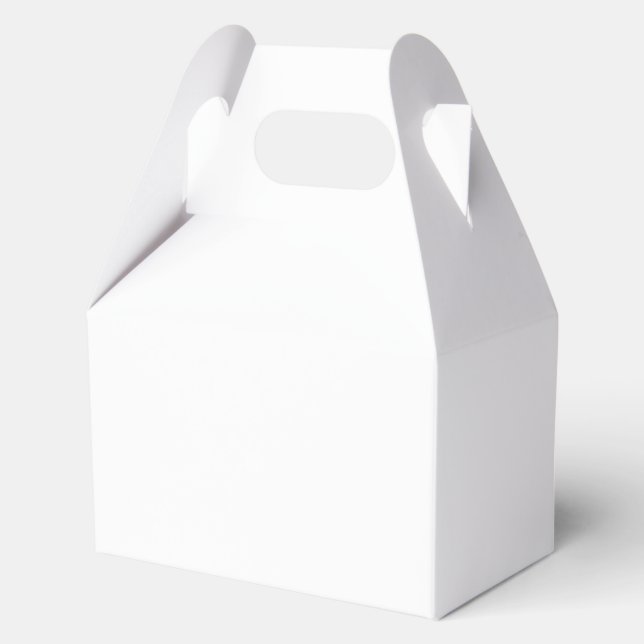 Paper Favor Box, Gable 4.5x2.75x5.5 Boxes (Front)