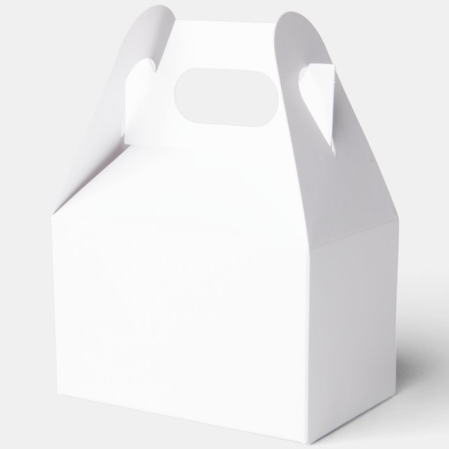 Paper Favor Box, Gable 5x3x6.5 Boxes (Front)