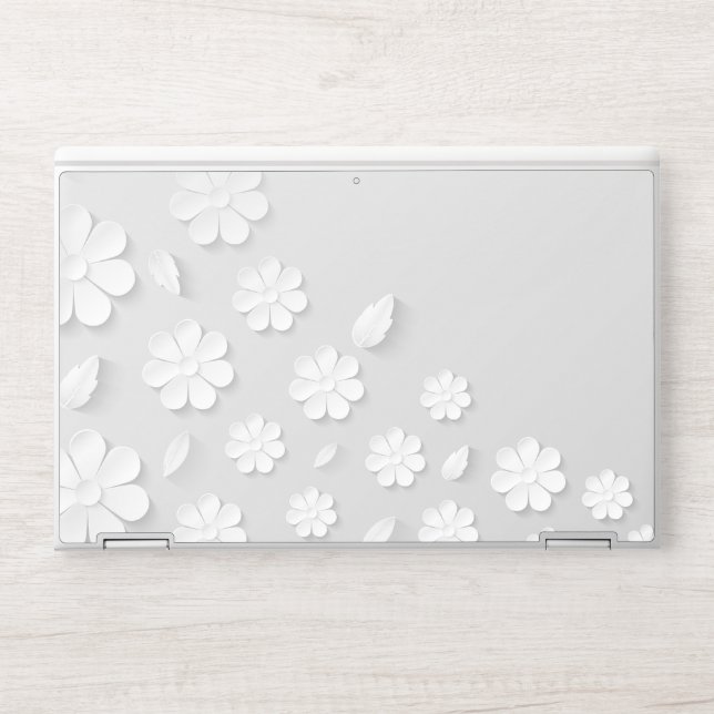 Paper-flower-background HP Laptop Skin (Front)