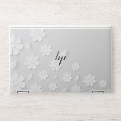 paper_flower_background_white HP laptop skin