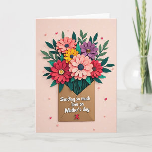 Paper Flower Pop Up Bouquet Card