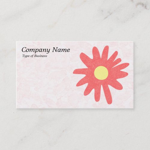 Paper Flower _ Tropical Pink Business Card