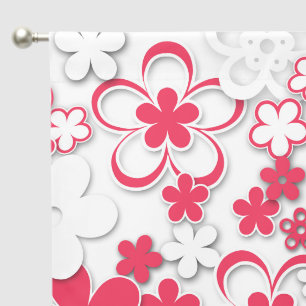 Paper flowers blackout curtains