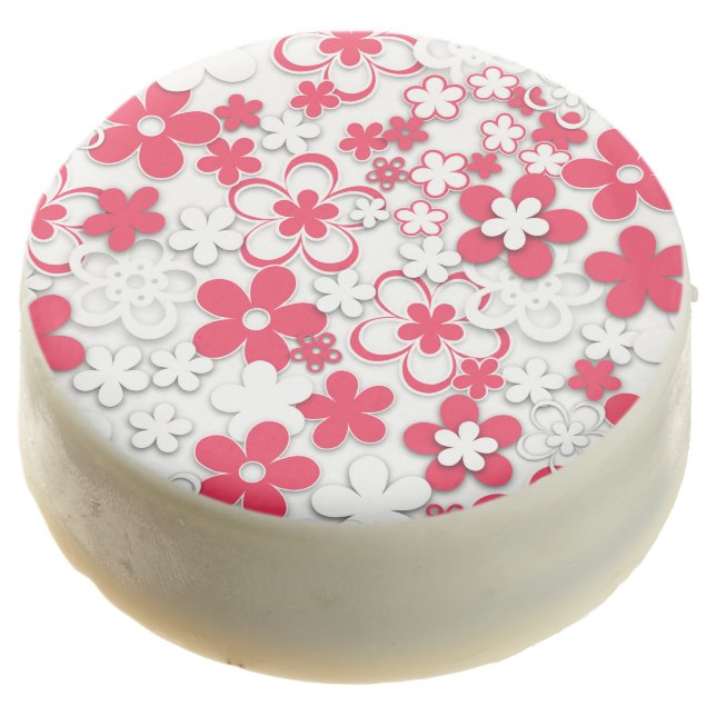 Paper flowers chocolate covered oreo (Angled)