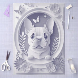 Paper French Bulldog 