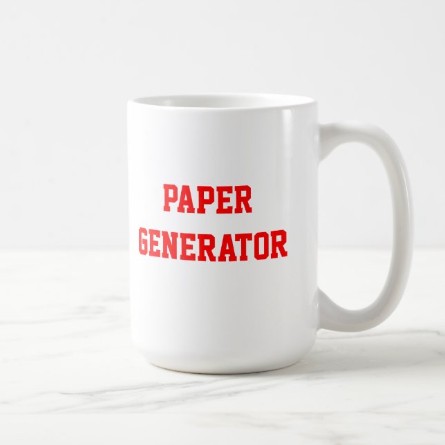 Paper Generator Mug (Right)