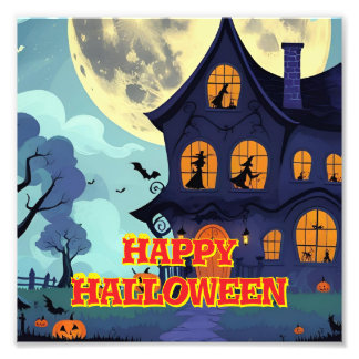 Paper gift Halloween Photo Print