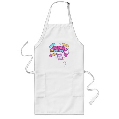 Paper Glitter Apron