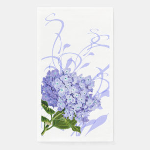 Paper Guest Napkins-Hydrangea Paper Guest Towels