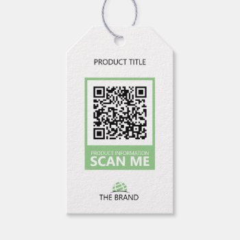Paper Hang Tag With Qr-code For Products by J32Design at Zazzle