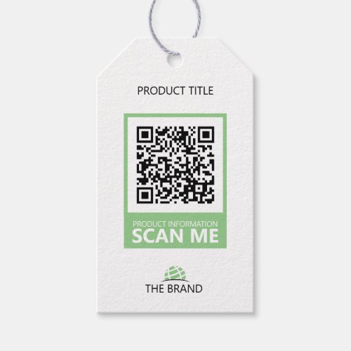 Paper Hang Tag with QR_Code for Products