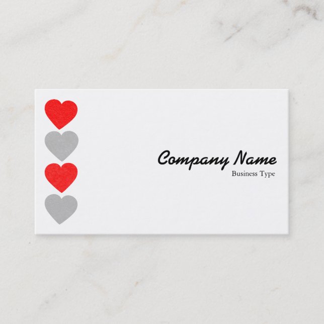 Paper Hearts Business Card (Front)
