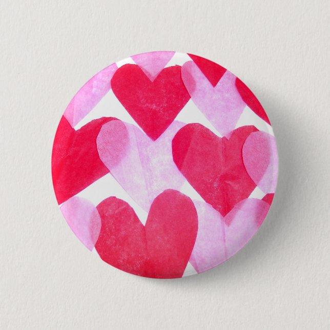 Paper Hearts Button (Front)