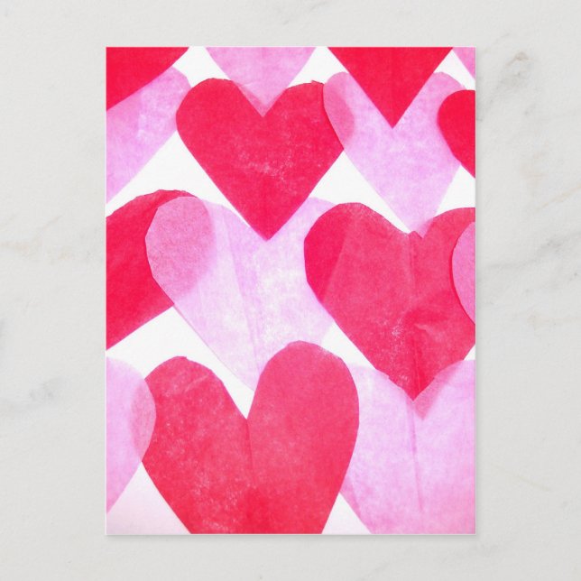 Paper Hearts Postcard (Front)