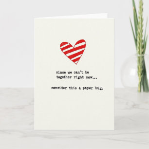 Paper Hug Missing You Card