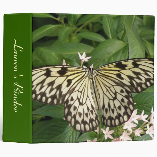 Paper Kite Butterfly Custom Binder (Front/Spine)