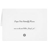 Paper Kite Butterfly Macro Greeting Card (Back Horizontal)