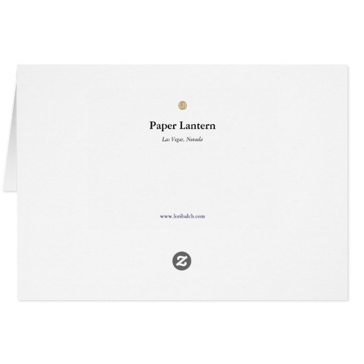 Paper Lantern (Back Horizontal)