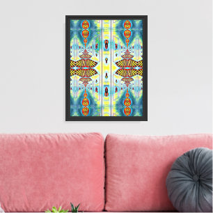 PAPER LANTERNS Throw pillow Canvas Print