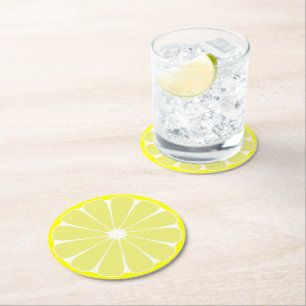 Paper Lemon Coasters